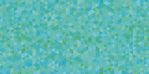 Abstract geometric background with cold color tone triangle shapes.
