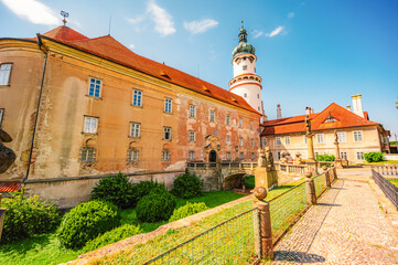 Fototapeta na wymiar The castle of Nove Mesto nad Metuji, Czech Republic