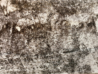 The surface of the old cement wall with a beautiful pattern is very unusual in black and white.