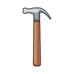 Hammer Vector. Vector graphic illustration of a hammer.