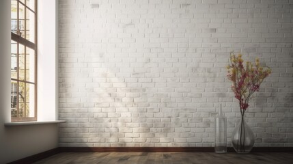 Modern Interior Design Background. Stylish Room. Generative AI.