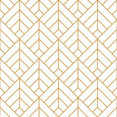 Art deco pattern square ornamental repeat tile, luxury digital paper in vintage style isolated on transparent background, cut out, png, illustration.