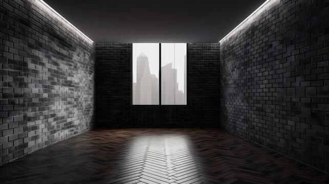 Stylish Room. Modern Interior Design Background. Generative AI.