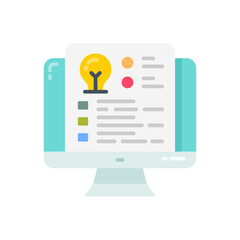 Briefing icon in vector. Illustration