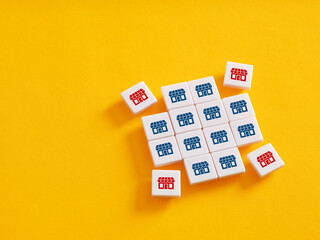 Stores quit the franchise and exit from the chain. Ending or terminating the franchise agreement.