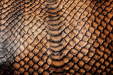 Naklejka premium Snakeskin pattern texture close-u