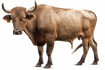 cow isolated on white background