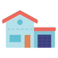 house with garage icon