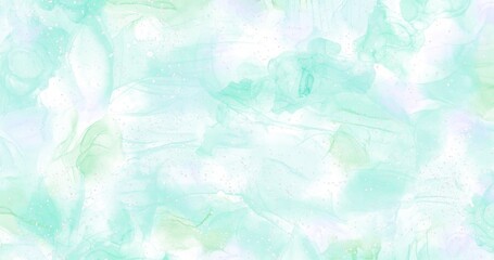 アルコールインク背景　緑色