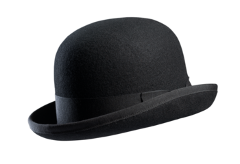 Bowler hat isolated on a white background