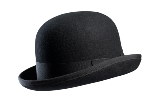 Bowler hat isolated on a white background