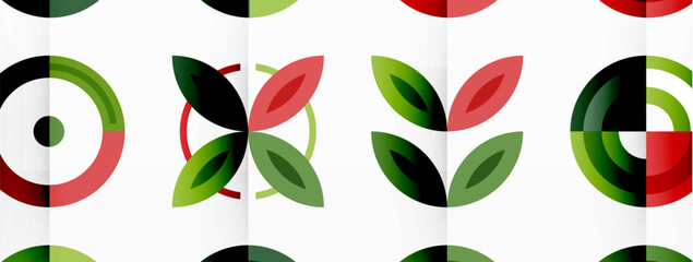 Vibrant and eye-catching vector background featuring a grid of colorful circles arranged in a patterned composition, perfect for modern and trendy designs