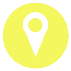 Modern style map coordinates icon, web design icon, active icon for business banner, creative active logo icon