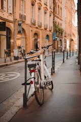 Obraz na płótnie Canvas bicycle in the street