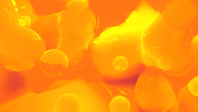 warm honey orange or goldish slight morphed liquid - loop video