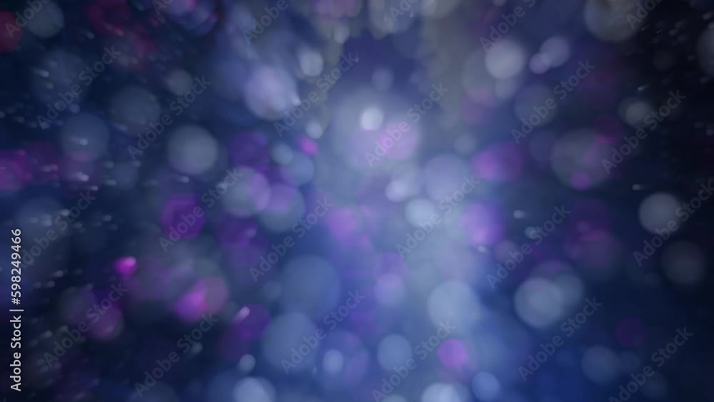Poster shining blue - violet abstract flickering soft lines gradient bg - loop video
