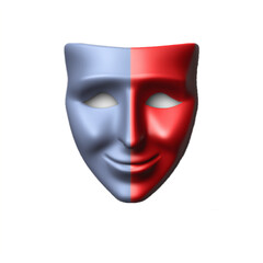 the mask expresses someone behind the mask has its own personality