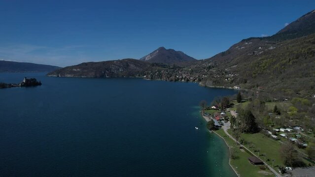 Lac d'Annecy vers Talloires et Angon