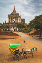 In the ruins of ancient Bagan city