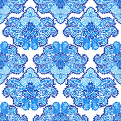 Vintage floral seamless pattern or wallpapers