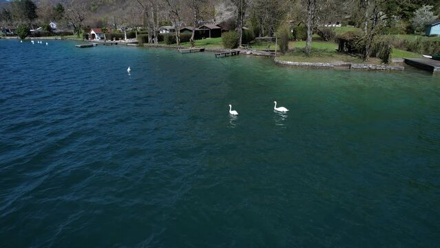 Lac d'Annecy vers Talloires et Angon