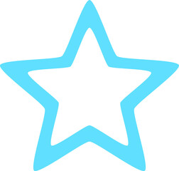 star illustrations, single star