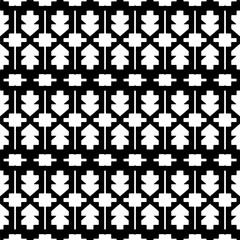 Seamless repeating pattern.  Black and white pattern for web page, textures, card, poster, fabric, textile.