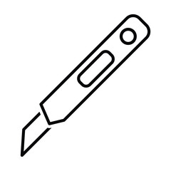 cutter icon, cut vector, knife illustration