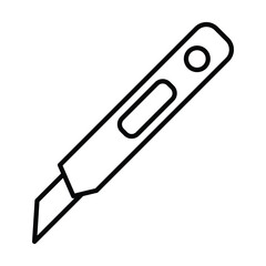 cutter icon, cut vector, knife illustration