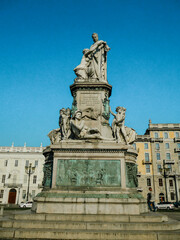 Fototapeta na wymiar Statute in Torino