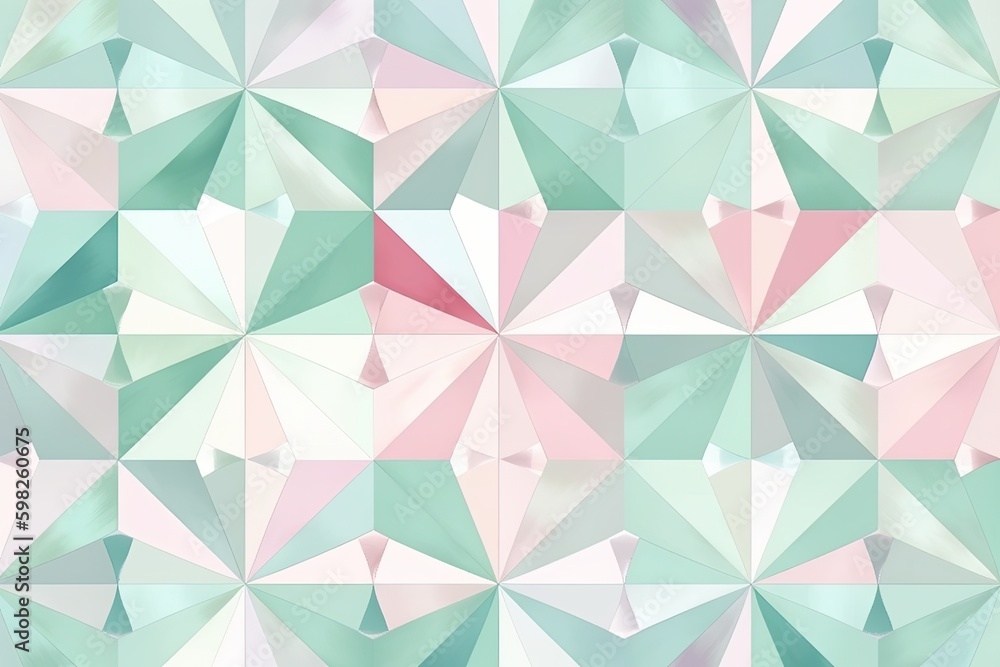 Poster vivid and abstract background filled with unique shapes and colors. generative ai generative ai