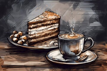 coffee and cake