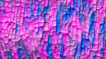 ピンクとブルーのペイント背景　Generative AI