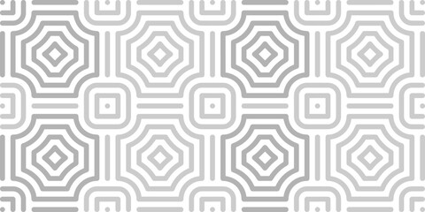 Seamless geometric pattern. Black and white background. Vector illustration.