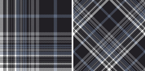 Check plaid set seamless pattern.