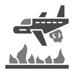 Firefighter Plane Icon