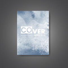 Cover template with watercolor background. Design for your cover, date, postcard, banner, logo.