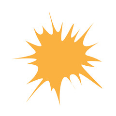 Explosion Shape Illustration