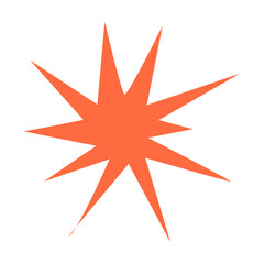 Obraz premium Explosion Shape Illustration