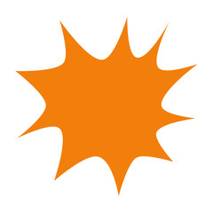 Explosion Shape Illustration