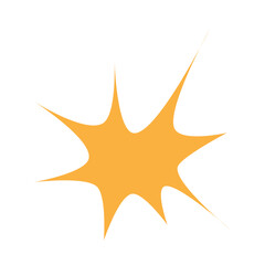 Explosion Shape Illustration