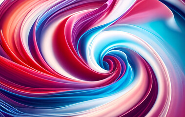 abstract liquid flow swirl background with generative AI technology