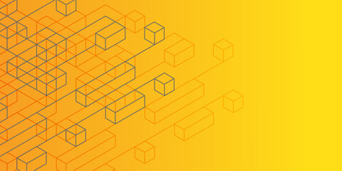 Yellow vector background.Abstraction.Geometric design. Vector illustration.