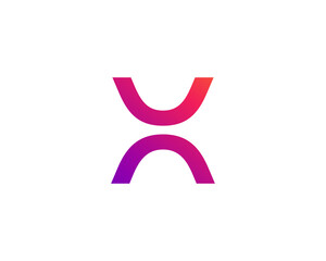 Letter X logo icon design template elements