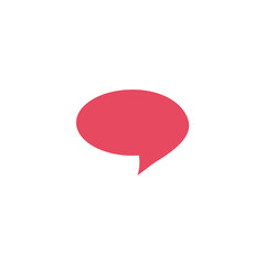 Speech bubbles icon flat design illlustration
