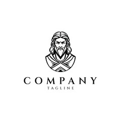 Zeus logo design vector illustration