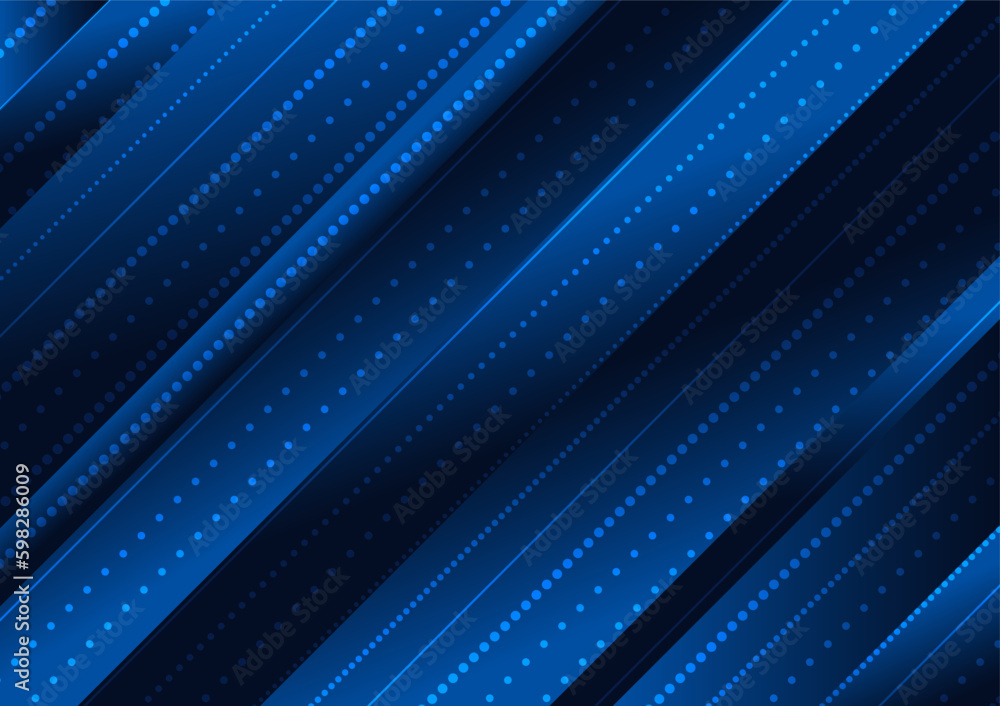 Poster abstract background technology uses color shading along with dot lines to make it look more modern a