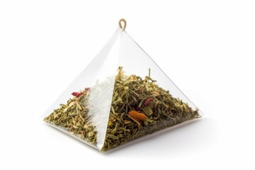 New pyramid tea bag. Generate Ai