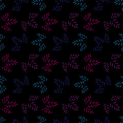 Vector seamless pattern and abstract background leaves.