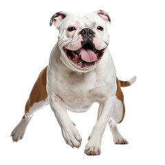 Obraz premium American Bulldog isolated on white background